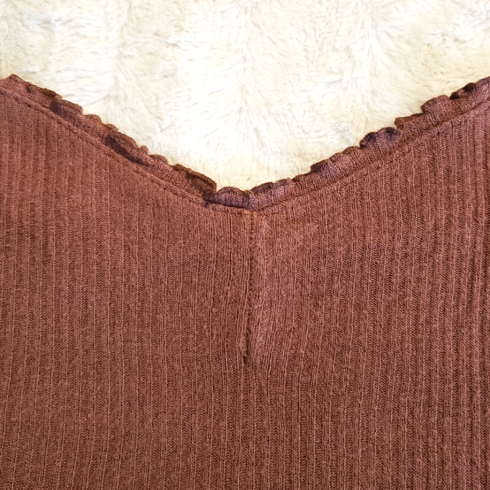 Urban Outfitters x Project Social T Ribbed Ruffle Tank - Picture 7 of 8